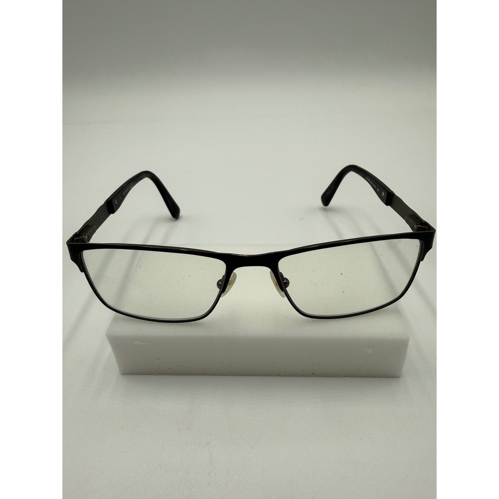 Guess Eyeglasses Frames Mens 55-17-145 Brown GU1928 Good Rectangular Metal